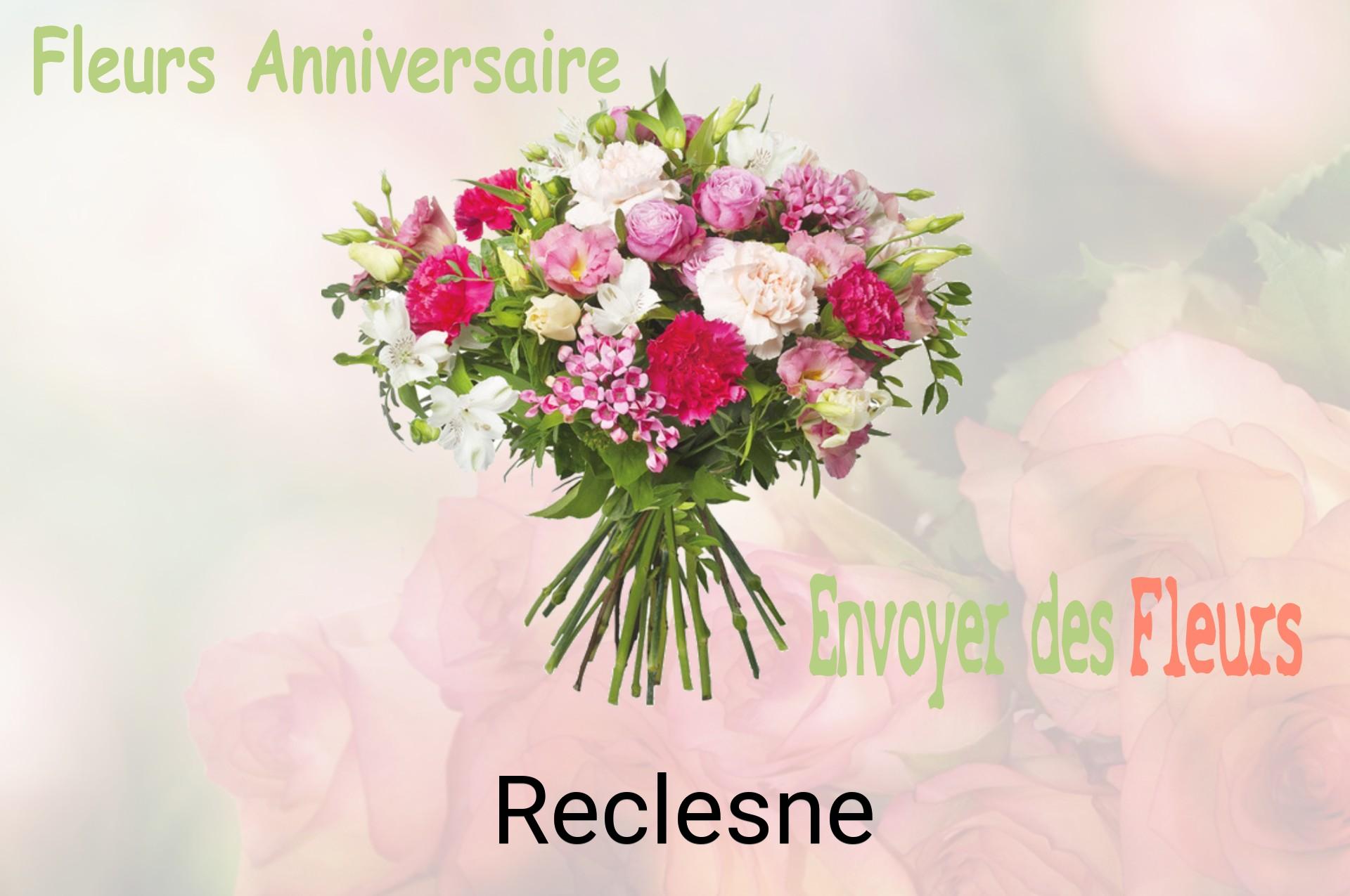 Bouquet de fleurs d’anniversaire livré à Reclesne