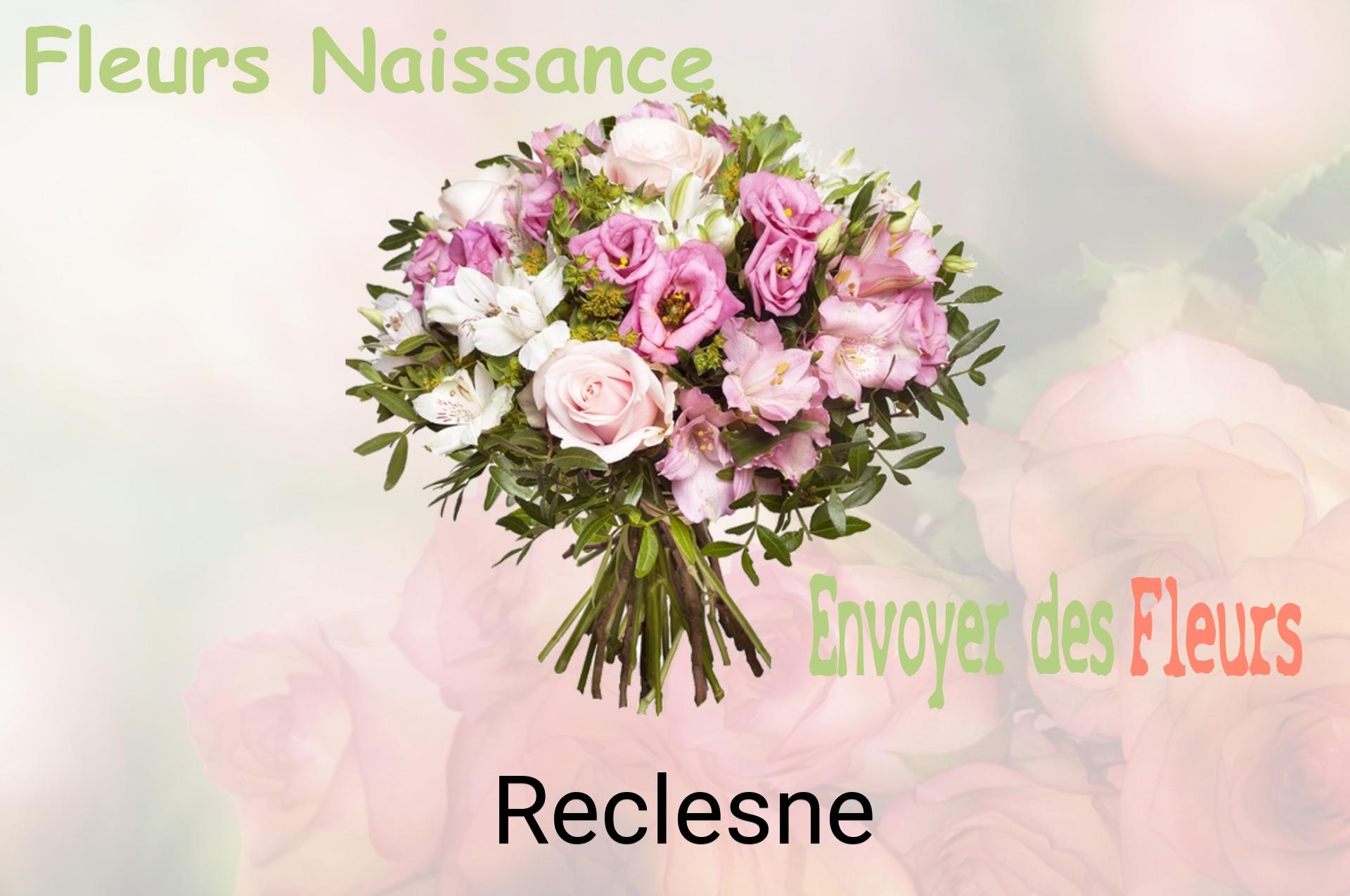 Bouquet de fleurs de naissance livré à Reclesne
